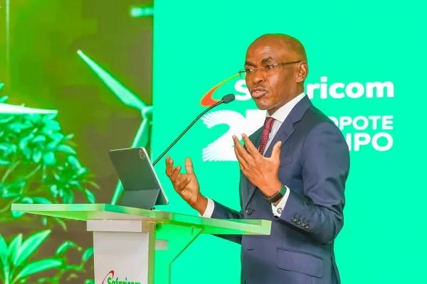 Safaricom CEO Peter Ndegwa