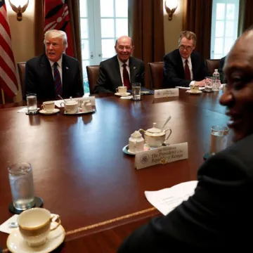 uhuru meets trump