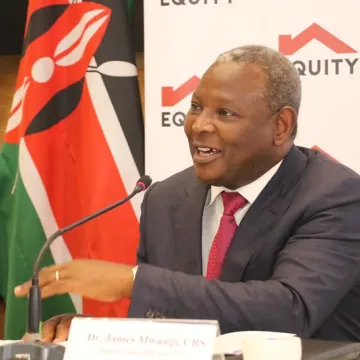 Equity CEO Dr James Mwangi