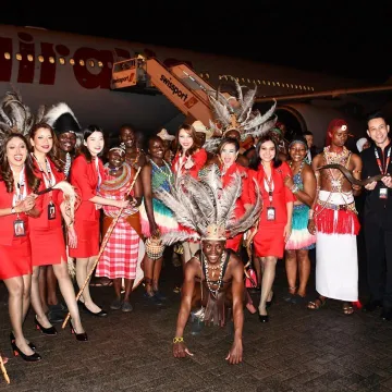 AirAsia X inaugural flight to Nairobi, Kenya