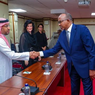 Environment CS Aden Duale meets Middle East Green Initiative (MGI) representatives in Nairobi.