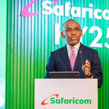 Safaricom PLC CEO Peter Ndegwa.