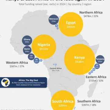 Startup funding in Africa in 2024