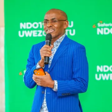 Safaricom CEO Peter Ndegwa