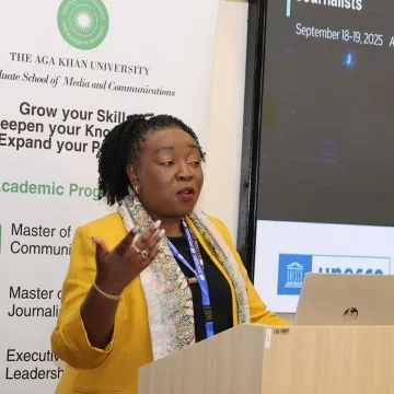 Aga Khan Univeristy Dean, Graduate School of Media and Communications Prof. Nancy Booker