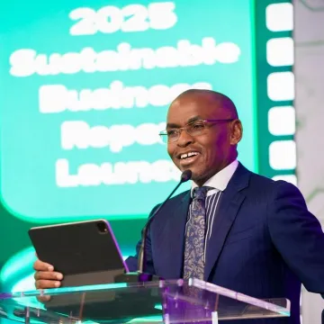Safaricom CEO Peter Ndegwa