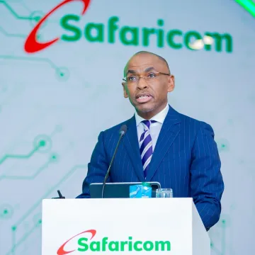 Safaricom CEO Peter Ndegwa