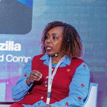 Absa Bank Kenya Head of Mortgage Beatrice Chege speaking during the 2nd Annual IHS Affordable Housing Conference 2026