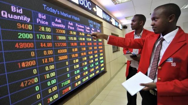 Trading At The Nairobi Securities Exchange Trading At The Nairobi Securities Exchange
