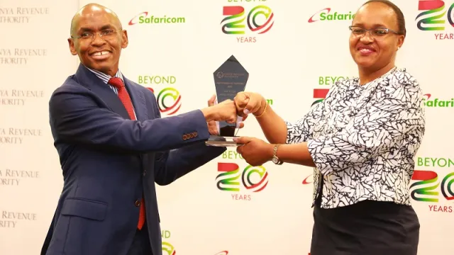 Safaricom KRA award Safaricom KRA award