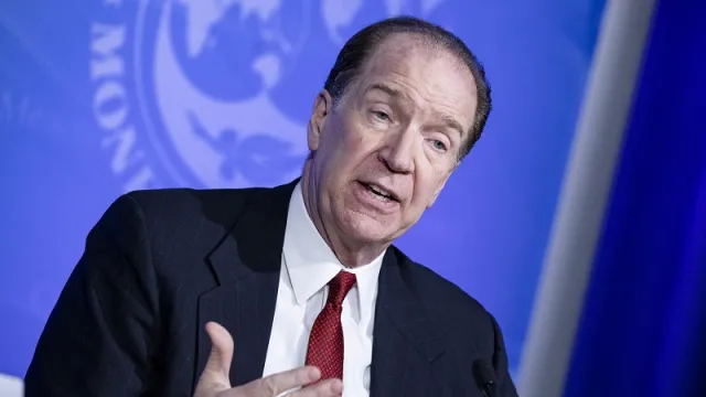 IMF Managing Director Kristalina Georgieva And World Bank Group President David Malpass Hold Press Briefing On Coronavirus