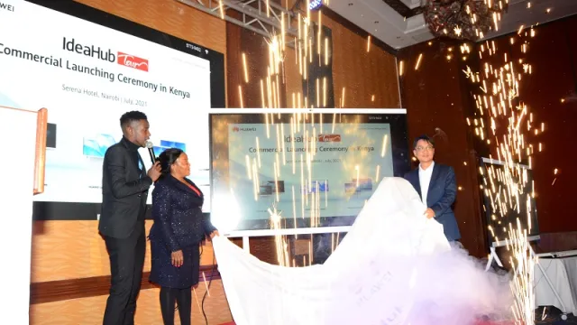 Huawei Kenya CEO and PS Dr. Margaret Mwakima at the Launch of Ideahub 2 Huawei Kenya CEO and PS Dr. Margaret Mwakima at the Launch of Ideahub 2