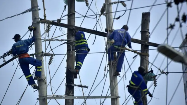 electric poles mess