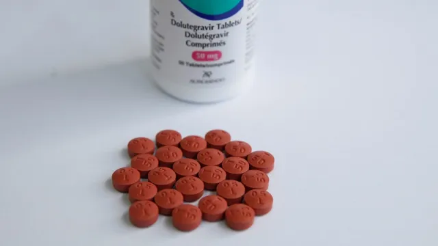 Dolutegravir pills used in the treatment of HIV are seen at the Kenyan ministry of health offices in Nairobi Dolutegravir pills used in the treatment of HIV are seen at the Kenyan ministry of health offices in Nairobi
