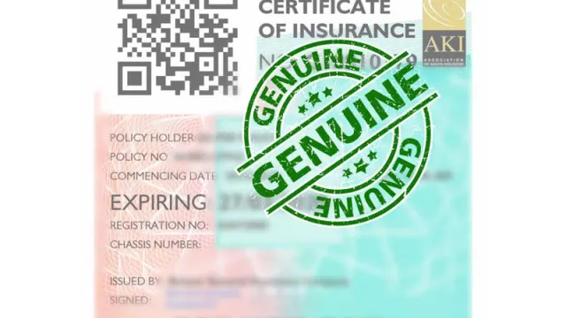 Insurance sticker 1