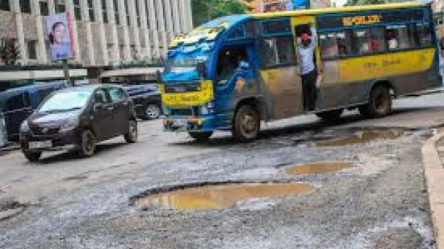 Potholes in Nairobi