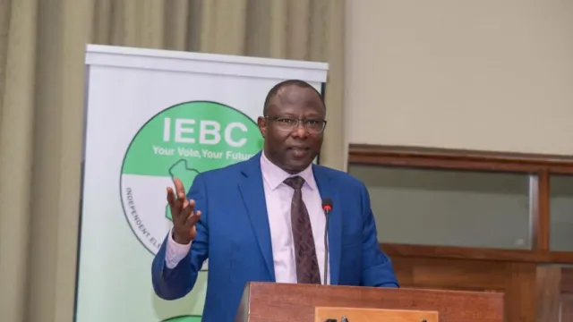 IEBC Chairman Erastus Ethekon