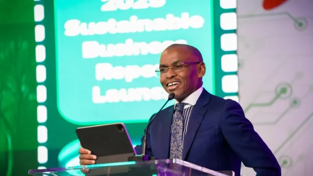 Safaricom CEO Peter Ndegwa