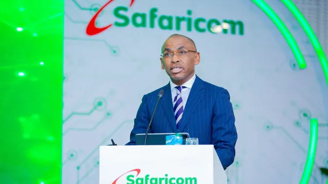 Safaricom CEO Peter Ndegwa
