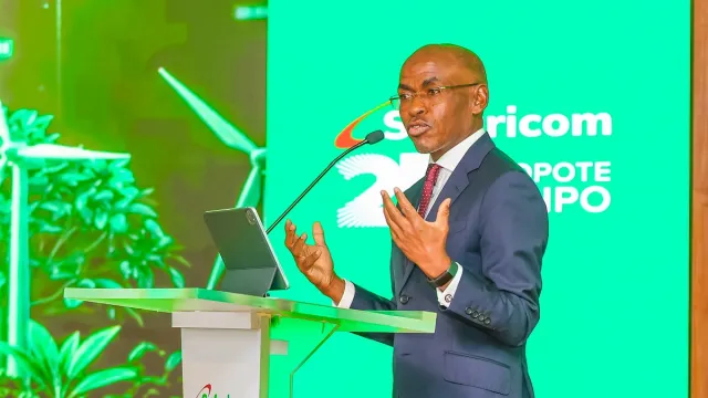 Safaricom CEO Peter Ndegwa