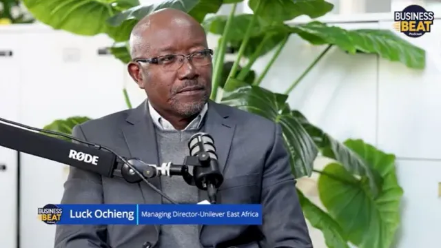 Unilever East Africa Managing Director Luck Ochieng.