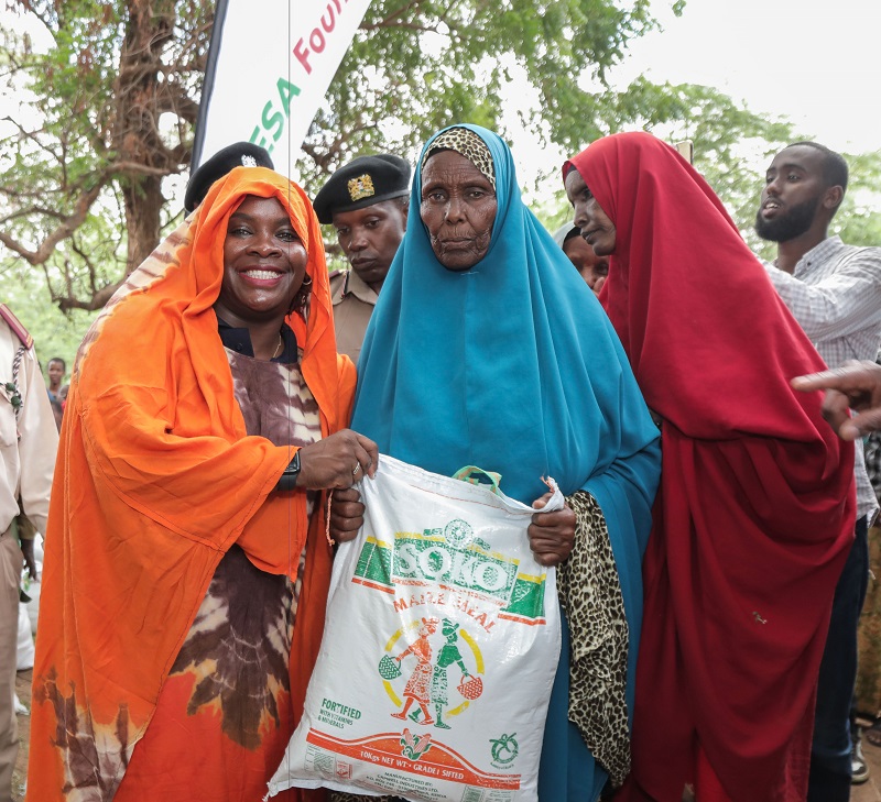 Pamoja Tuungane food aid reaches 4,000 households in Garissa County